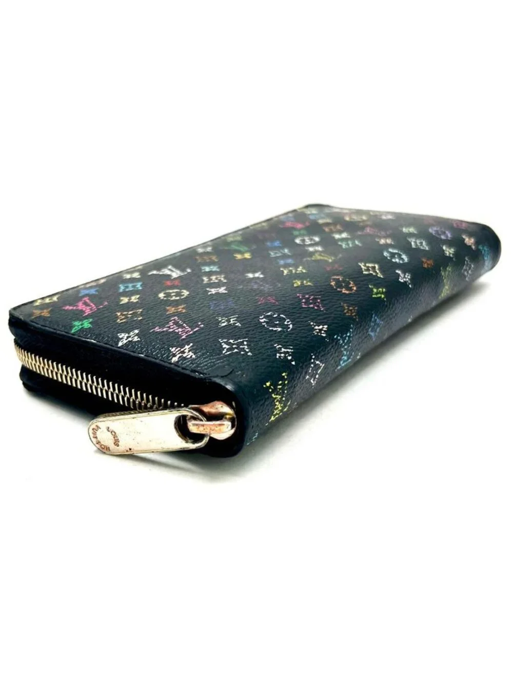Louis Vuitton Multicolor Monogram Zippy Wallet Pink